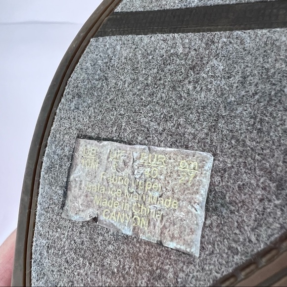 FRANCO SARTO Canyon Perforated Wedge Espadrille Cork Open Toe Sandal Taupe 10M - Picture 11 of 13